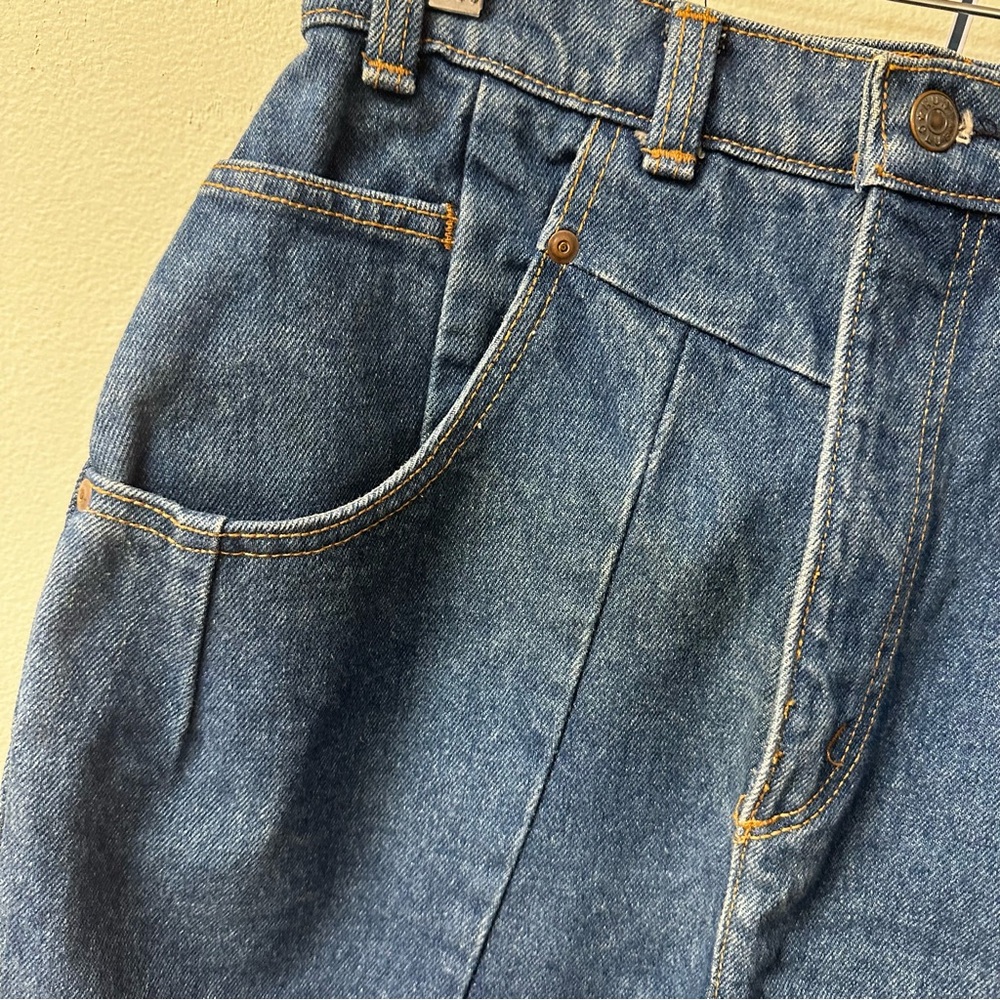 Vintage Hunt Club Denim Blue Pencil Skirt - Picture 4 of 8